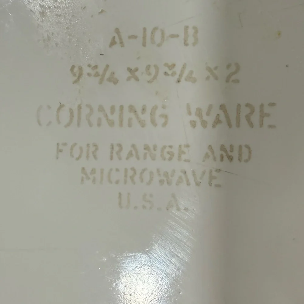 Corning Ware 1 Quart Casserole Dish No Lid Blue Cornflower A-1-B Vintage USA